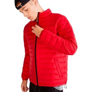 Turbine Red Puffer Jacket, M